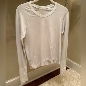 White Lululemon Swiftly Tech Race Length Size 6 Women’s